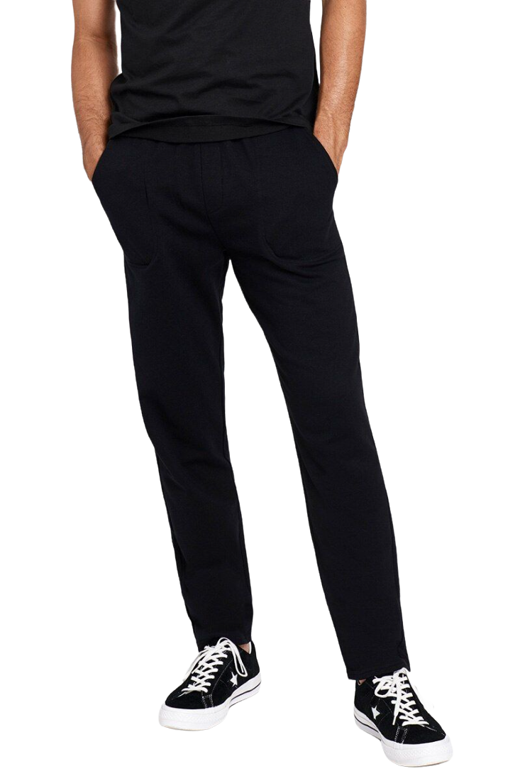 Bonds Mens Essentials Straight Trackie Trackpant Black