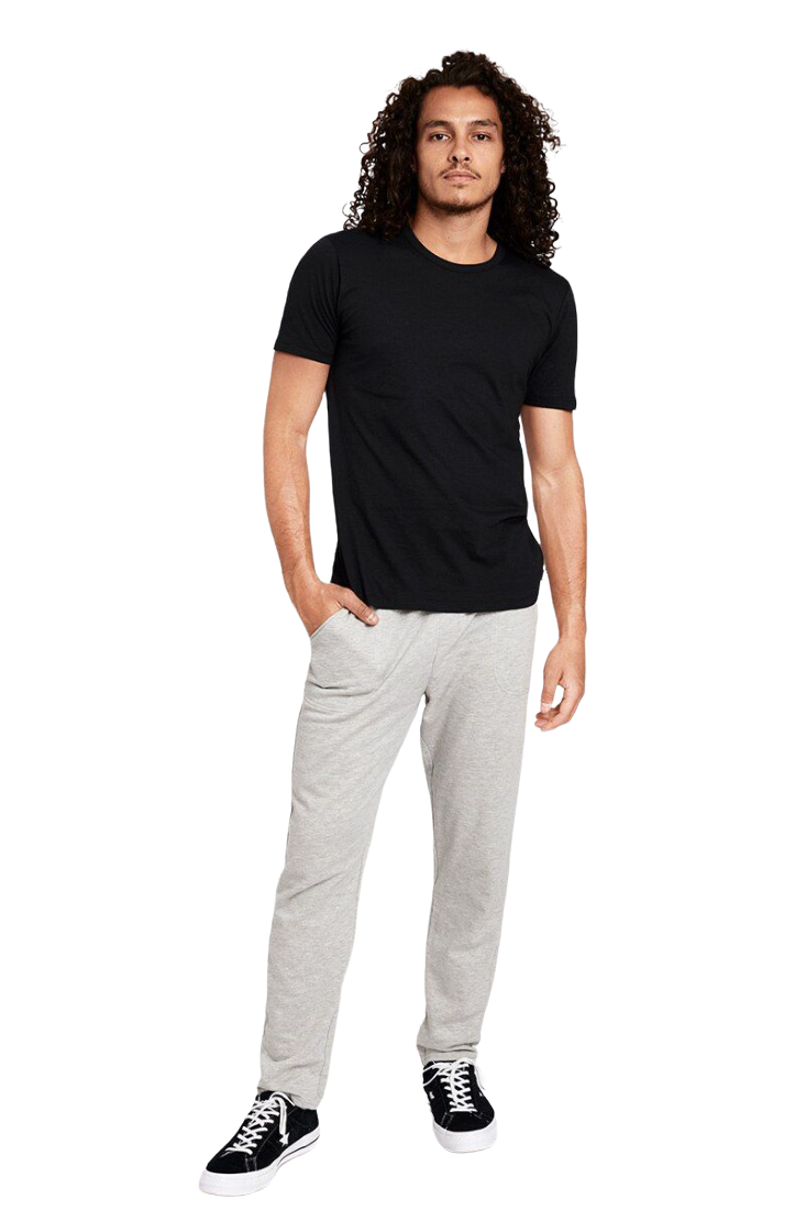 Mens Bonds Essentials Straight Trackies Shadow Marle