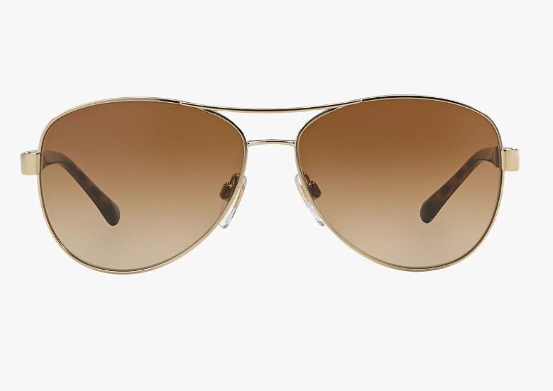 Womens Burberry BE3080 Sunglasses Light Gold