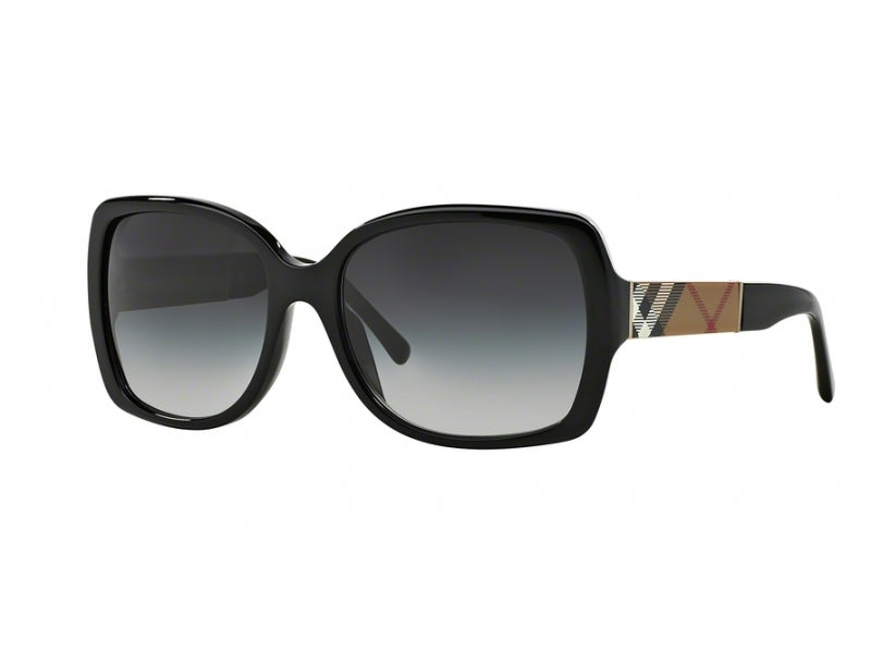 Womens Burberry BE4160 Sunglasses Black /Grey Gradient