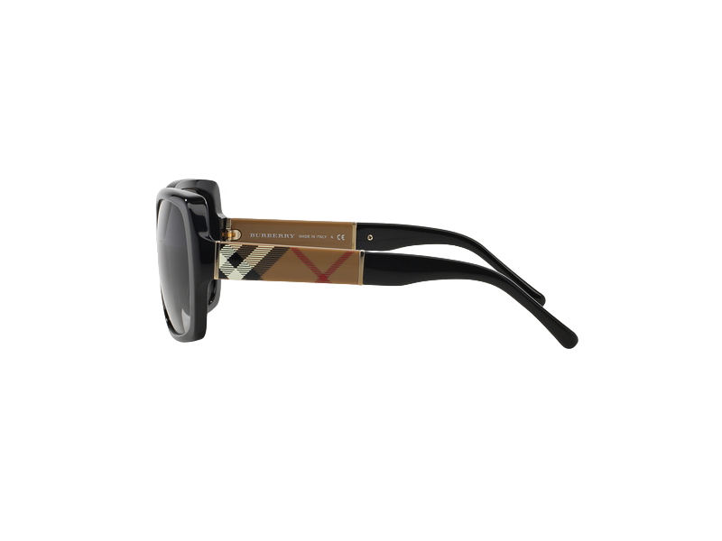 Womens Burberry BE4160 Sunglasses Black /Grey Gradient