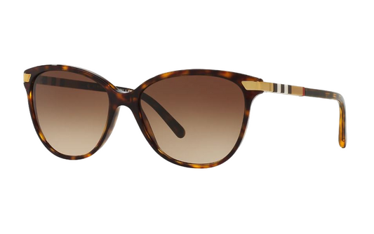 Womens Burberry BE4216 Sunglasses Dark Havana/Brown Gradient