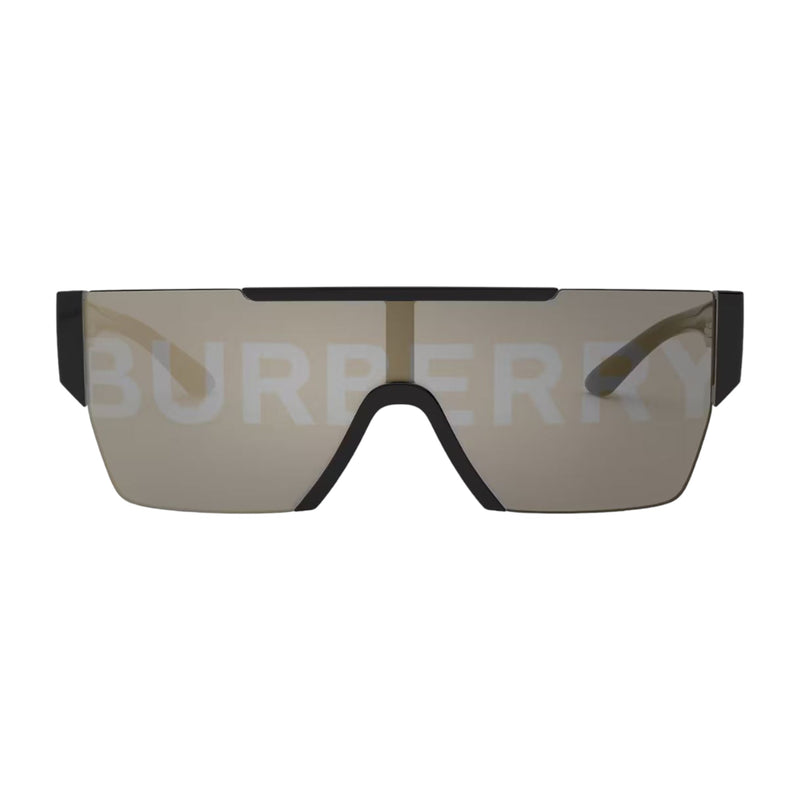 Unisex Burberry Sunglasses Be 4291 Black/ Grey Tampo Burberry Gold Sunnies