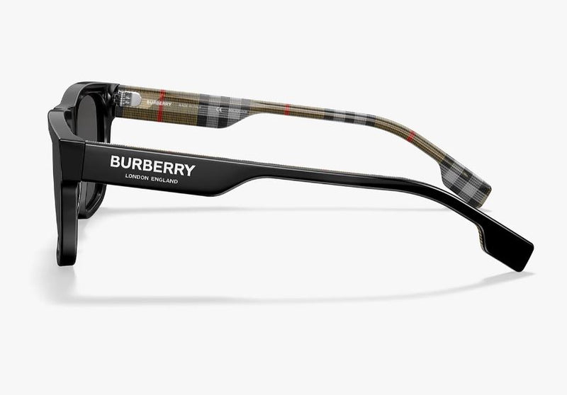 Mens Burberry Sunglasses Be4293 Black/Polar Grey Polarized Sunnies