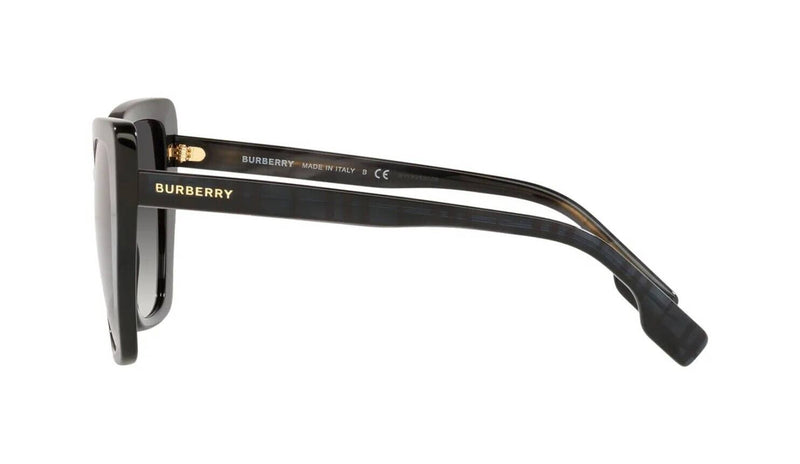 Womens Burberry Sunglasses Be4366 Tamsin Black/Grey Gradient Sunnies