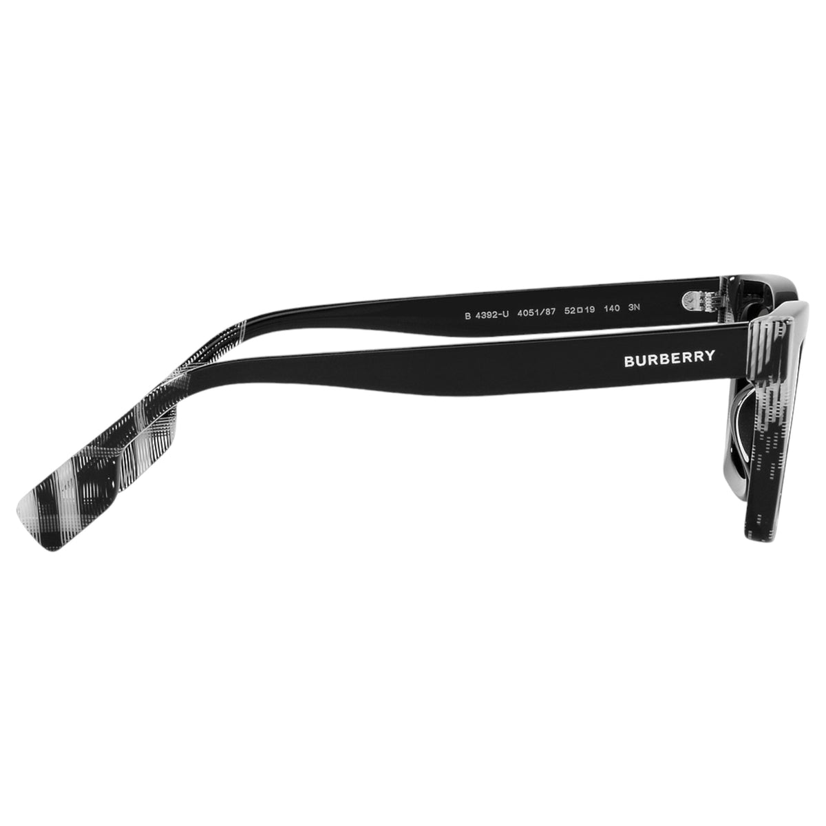 Womens Burberry Briar BE4392U Sunglasses Black/White Check
