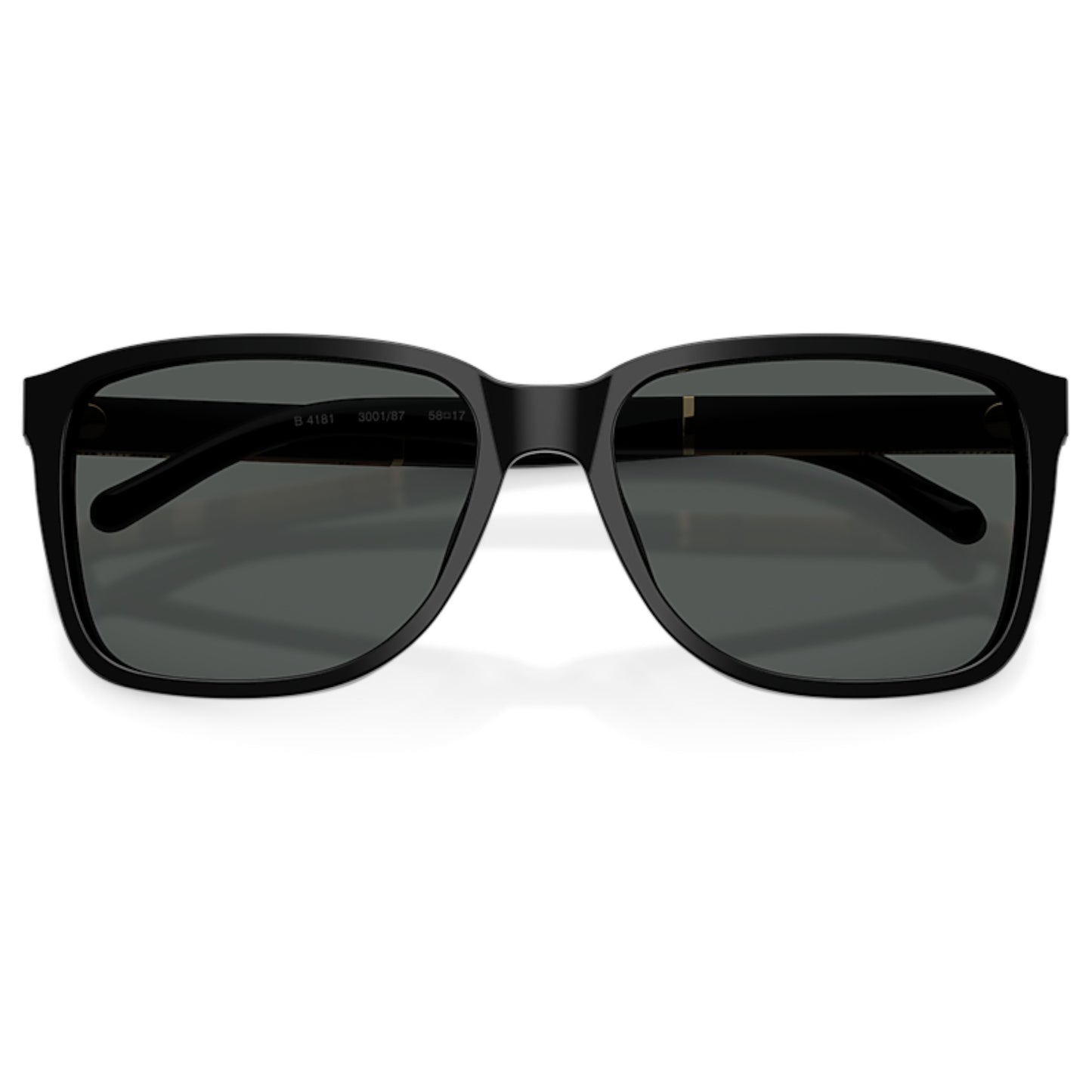 Men Burberry Be4181 300187 Black Square Grey Sunglasses