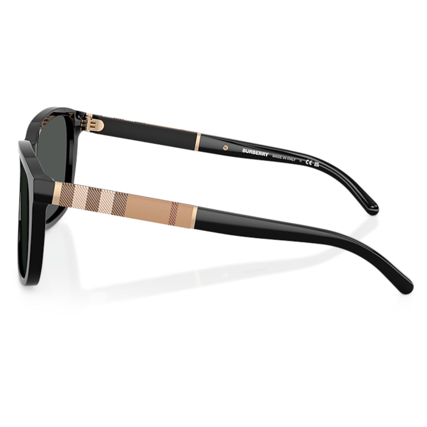 Men Burberry Be4181 300187 Black Square Grey Sunglasses