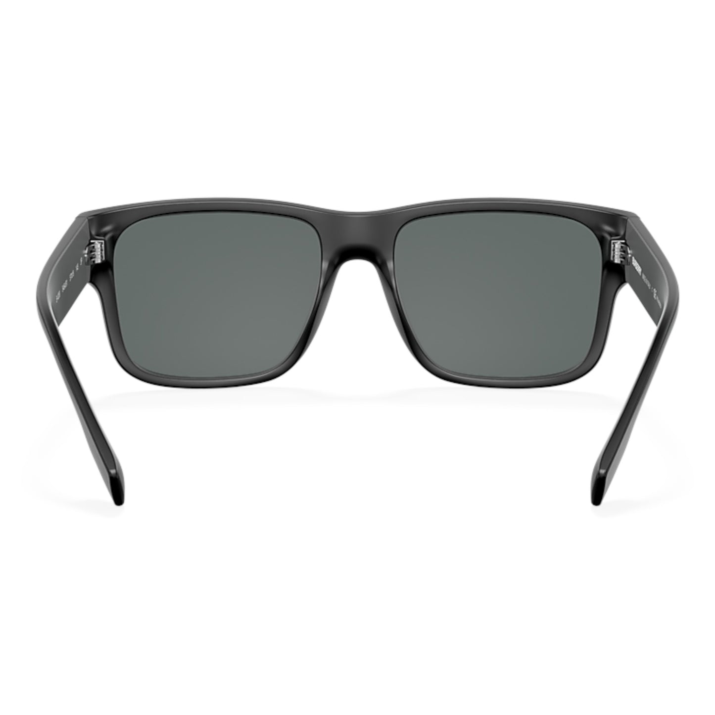 Men Burberry Be4358 346481 Black Square Polarized Dark Grey Sunglasses