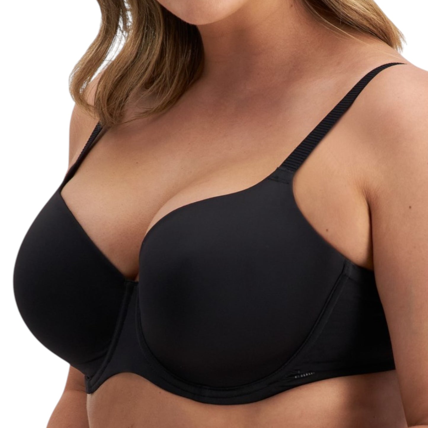 Womens Berlei Be By Berlei Full Coverage T-Shirt Bra Black