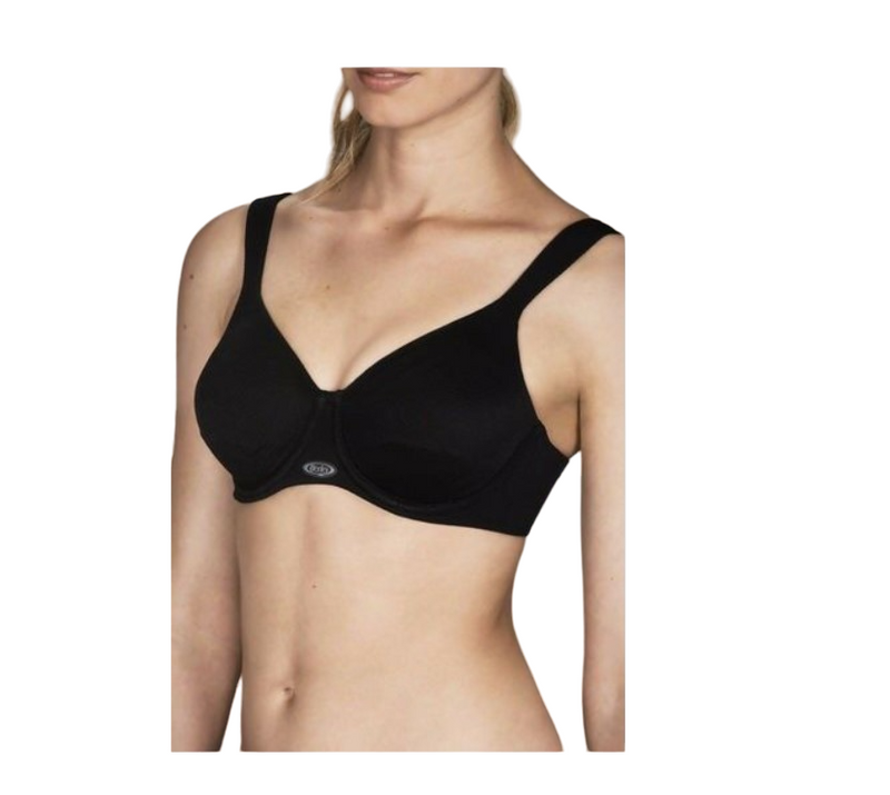 Berlei High Performance Underwire Non Padded Sports Bra Black