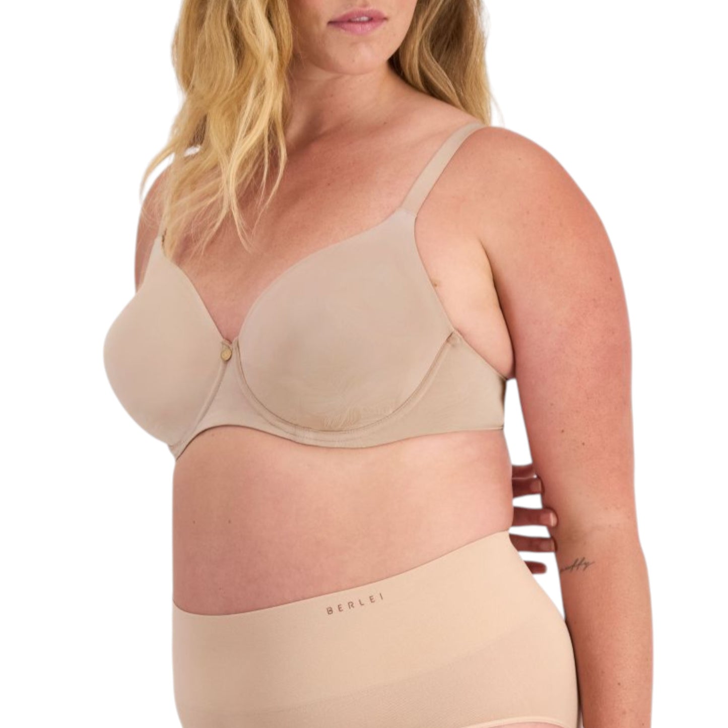 Womens Berlei Lift & Shape Non Contour Underwire Bra Nude