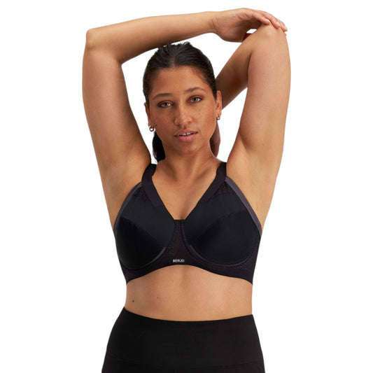 Womens Berlei Shift High Impact Underwire Sports Bra Black