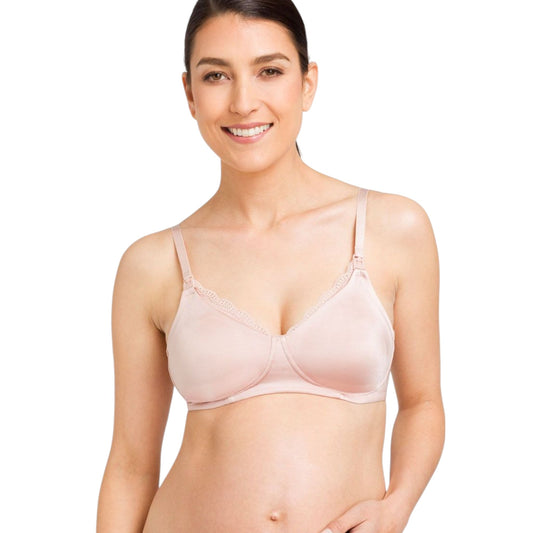Womens Berlei Comfort Lace Maternity Bra Nude