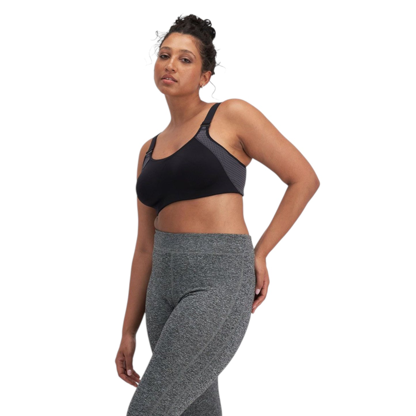 Womens Berlei ProElite Non-Contour Crop Bra Black