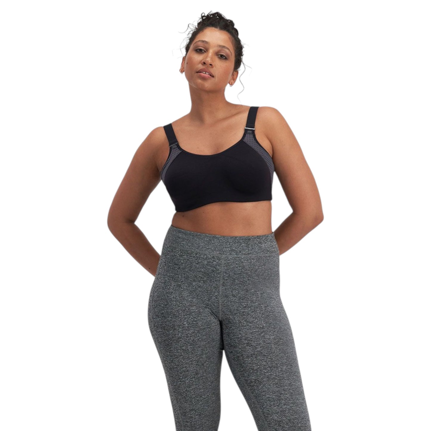 Womens Berlei ProElite Non-Contour Crop Bra Black