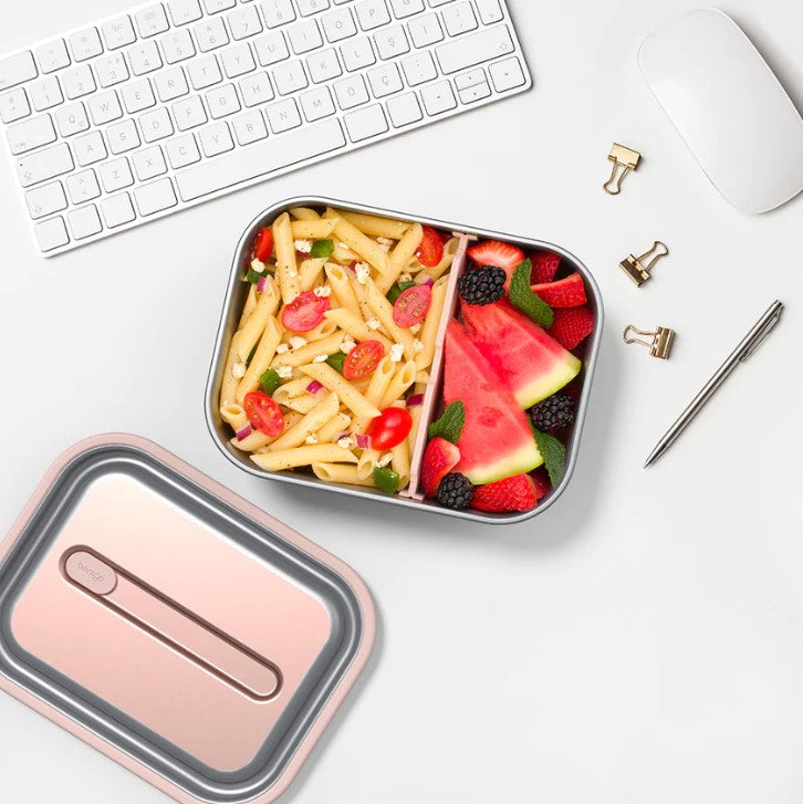 Bentgo Stainless Steel Lunch Box Container Storage Rose Gold