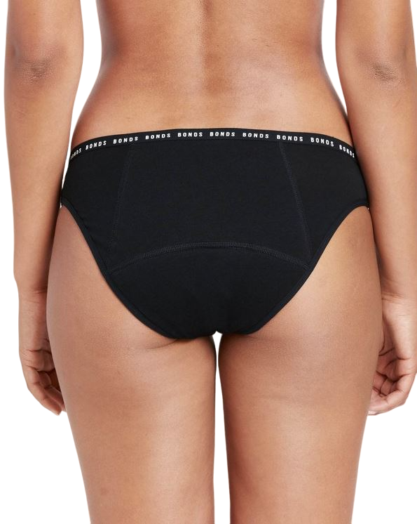 10 x Bonds Womens Bloody Comfy Period Bikini Heavy Days Underwear Black