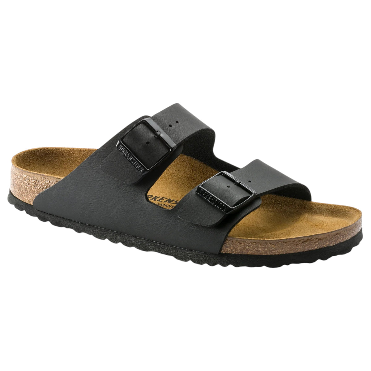 Womens Birkenstock Arizona Birko-Flor Sandals Black