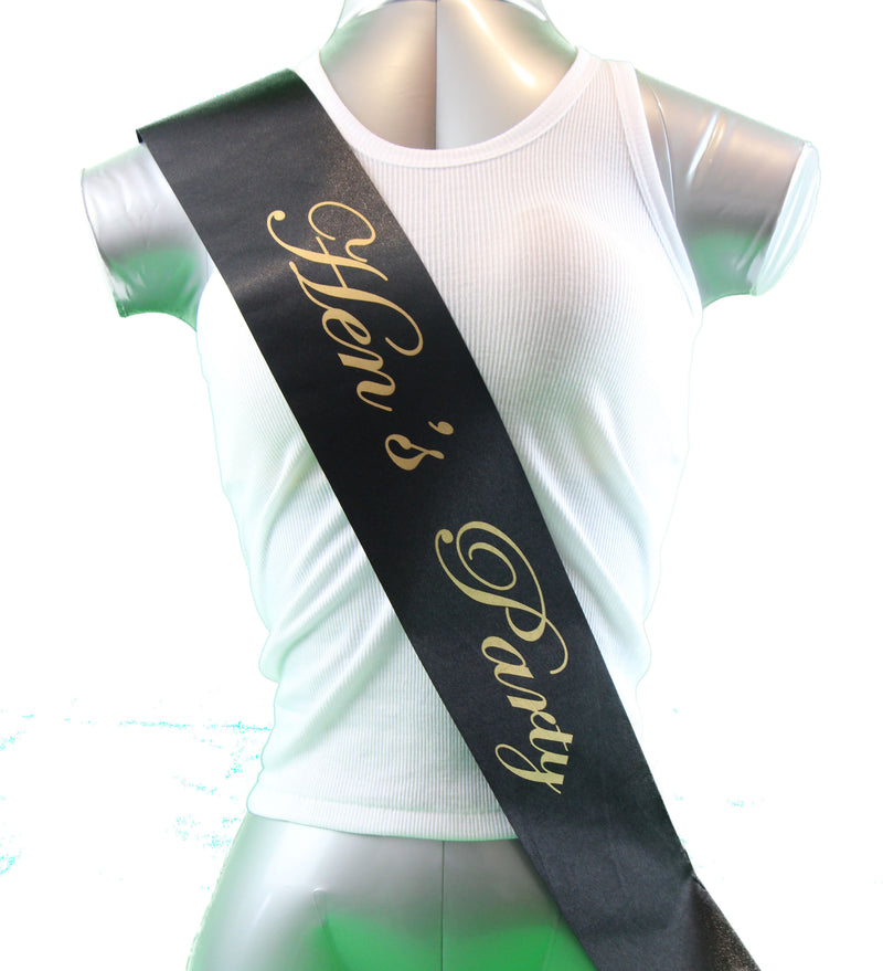 Hens Party Sash Sashes Bride Night Party Bridal Wedding Bridesmaid Bachelorette