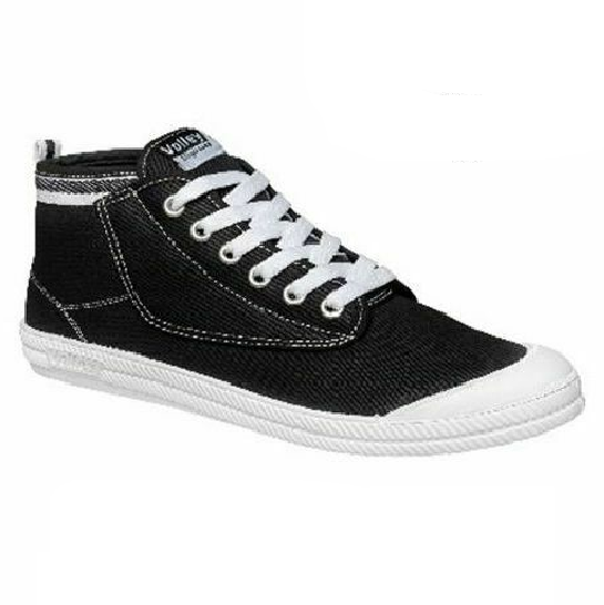 2 Pairs X Mens Volley Hi Leap Black International Volleys Casual Canvas Shoes