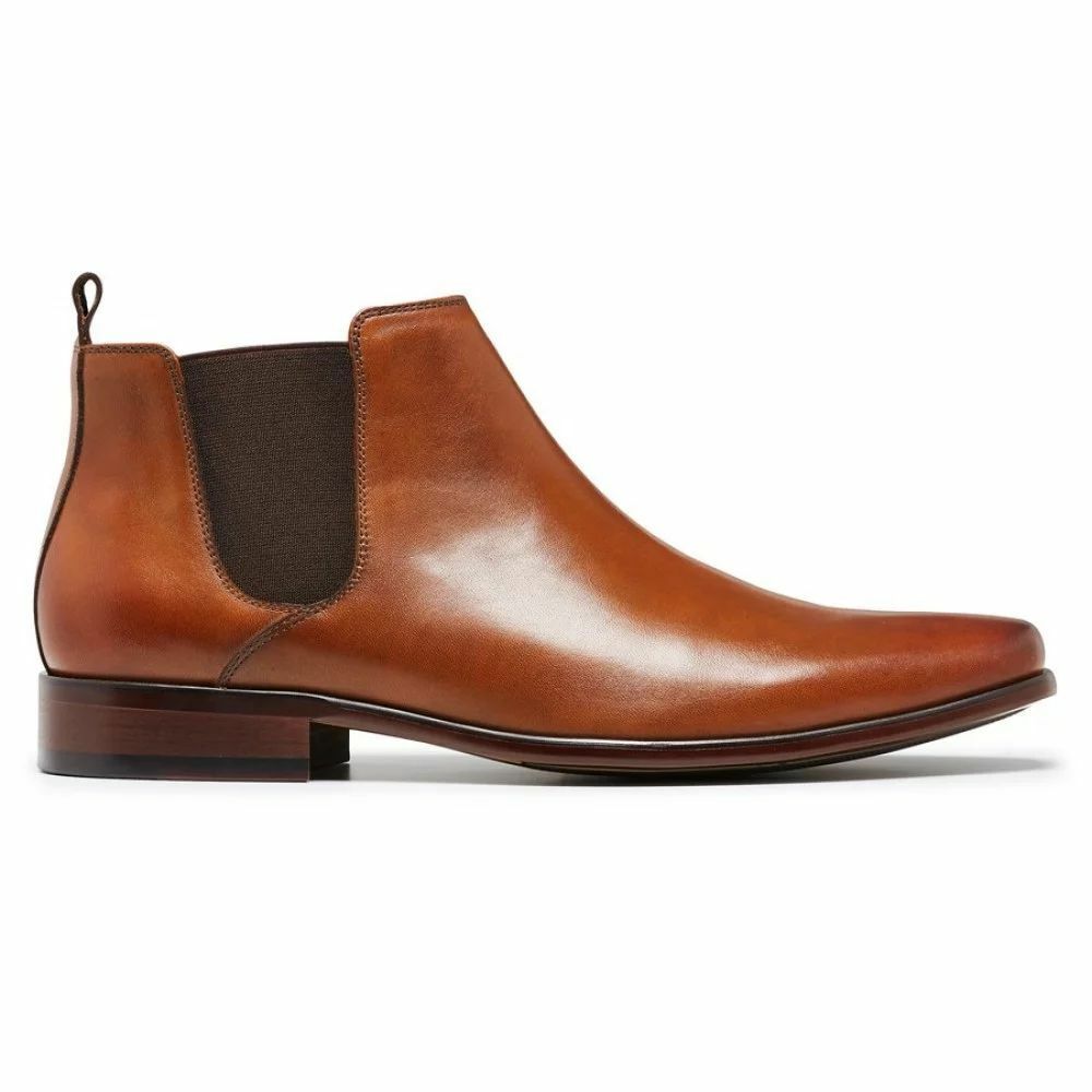 Mens Julius Marlow Kick Boots Cognac