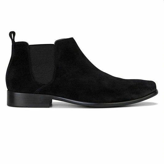 Mens Julius Marlow Kick Boots Black Suede