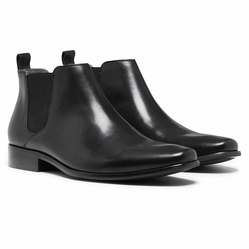 Mens Julius Marlow Kick Black Work Formal Leather Slip On Shoes Boots