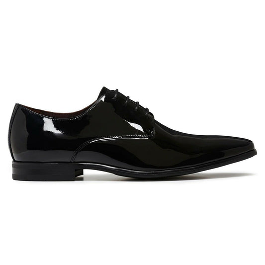 Mens Julius Marlow Jet Shoes Black Patent