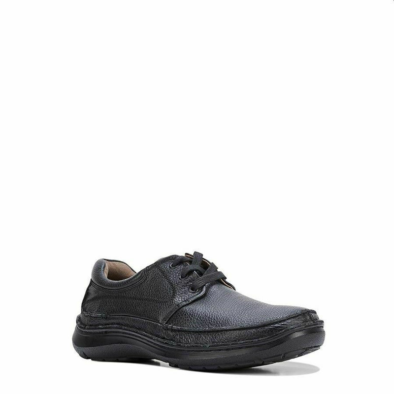 Hush Puppies Borrow Shoes Lace Up Black Brown Extra Wide Casual Dress Shoes