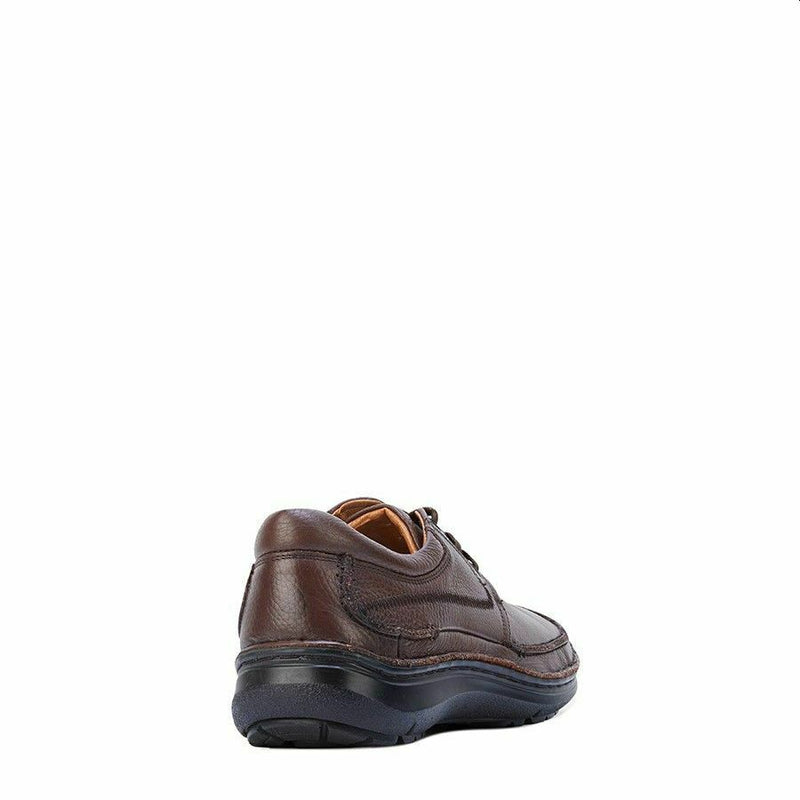Hush Puppies Borrow Shoes Lace Up Black Brown Extra Wide Casual Dress Shoes