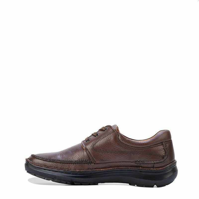 Hush Puppies Borrow Shoes Lace Up Black Brown Extra Wide Casual Dress Shoes