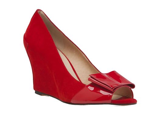 Womens Zasel Angie Heels Red