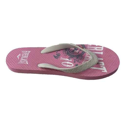 Womens Everlast Summer Beach Thongs Pink/White