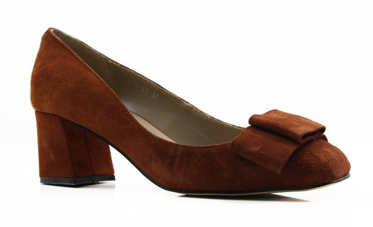 Womens Zasel Anne Heels Brown/Coffee