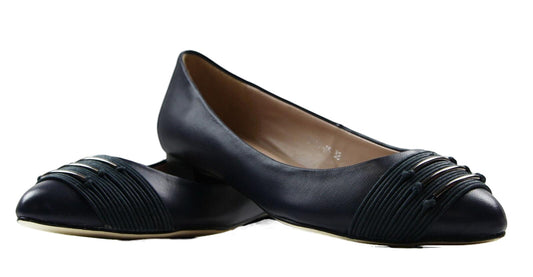 Womens Zasel Lucy Flats Navy