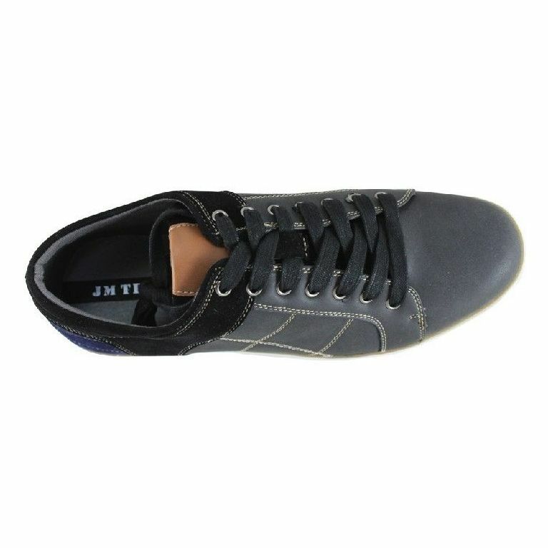 Mens Julius Marlow Glen Jm33 Black Casual Lace Up Shoes Sneakers