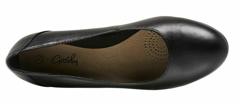 Grosby Ivy Closed Toe Thick Heels Casual Work Ladies Womens Shoes