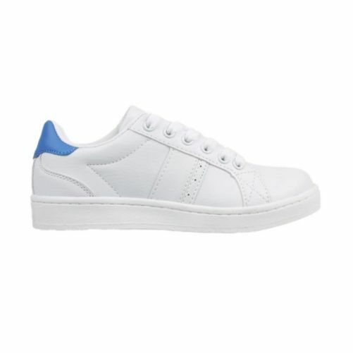 Kids Aerosport Strike Youth White Blue School Sneakers Trainers Runners Shoes