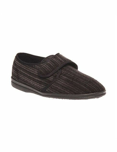 Mens Grosby Thurston Slippers Black