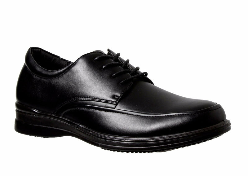 Mens Grosby Beckett Black Dress Work Casual Formal Mens Lace Up Shoes