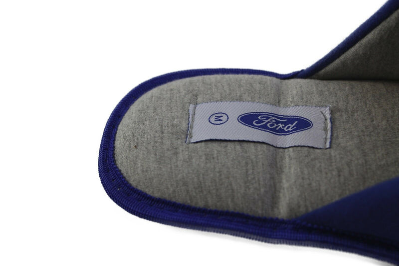 Ford Mens Grosby Scuff Blue Slippers Slip On Home Slipper