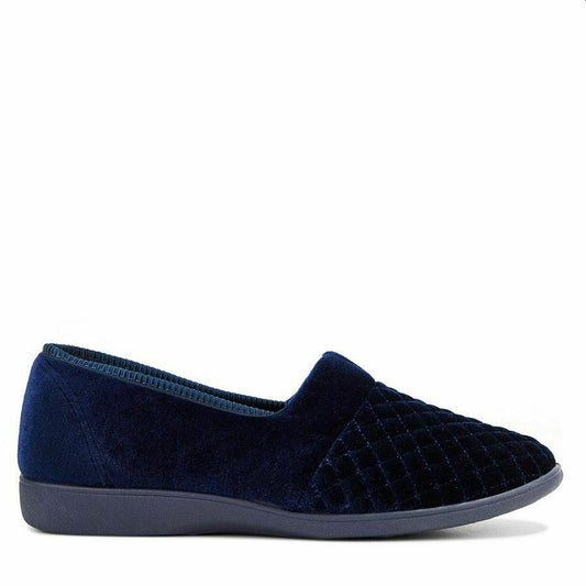 Womens Grosby Marcy Slippers Deep Navy