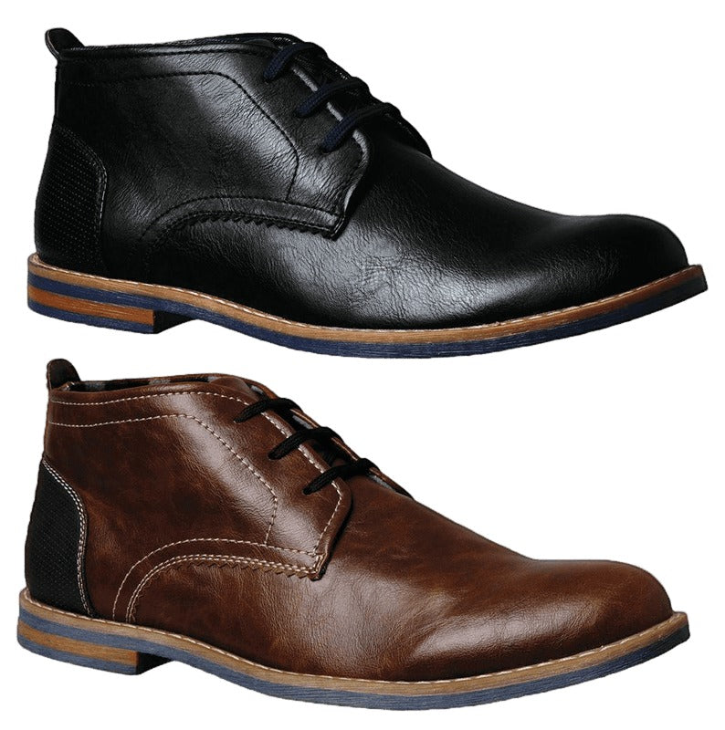 Mens Julius Marlow Mario-33 Jm33 Black Brown Lace Up Boots Mens Shoes