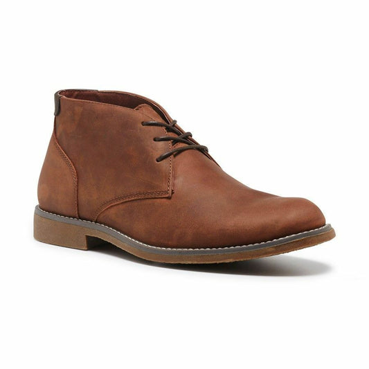 Mens Hush Puppies Terminal Boots Mahogany Rub