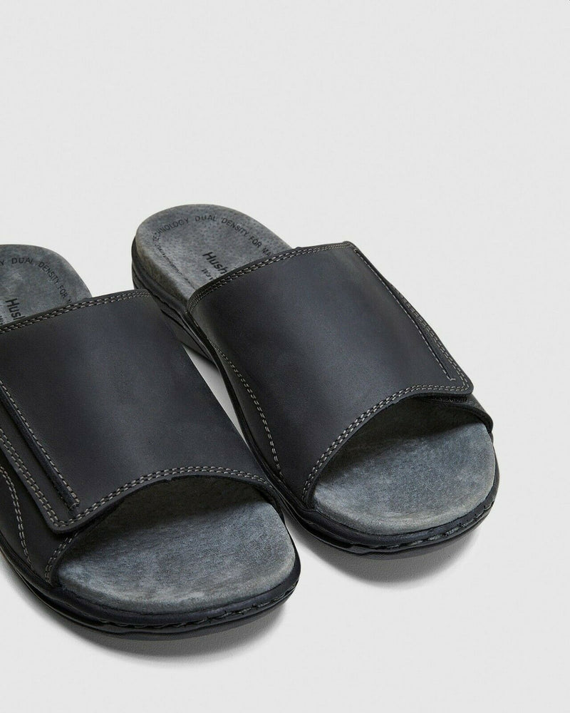 Hush Puppies Archie Sandals Sandal Black Brown Slip On Summer Mens Mens Shoes