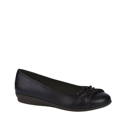 Womens Grosby Evie Flats Navy