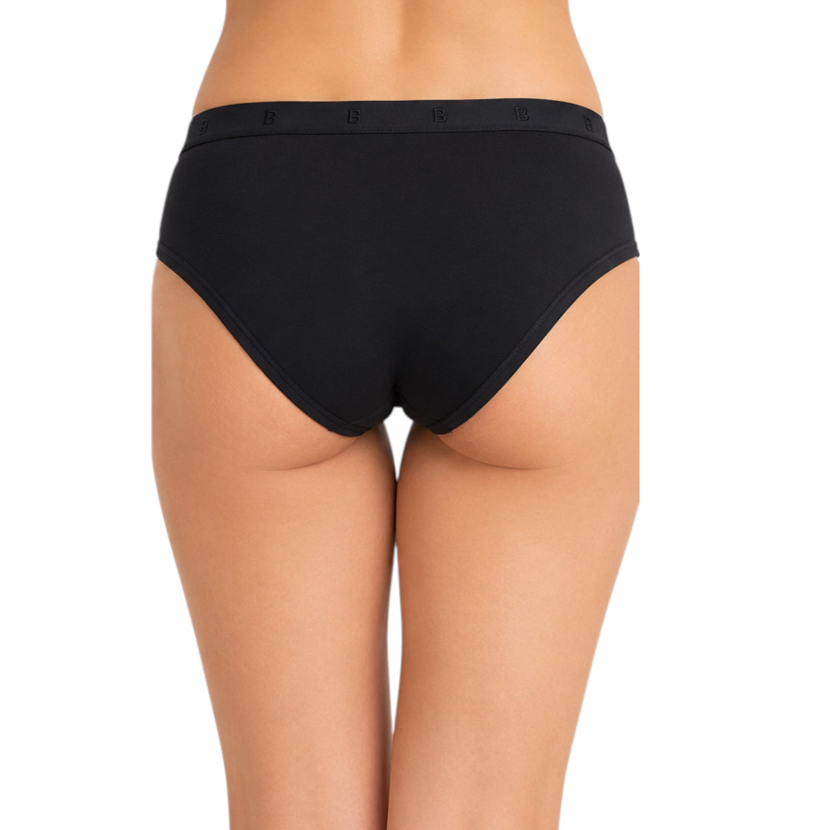 6 Pack Womens Bonds Comfy Midi Briefs Underwear Black