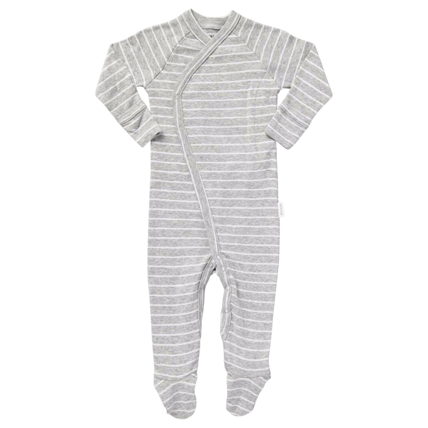 Baby Unisex Bonds Button Coverall Grey