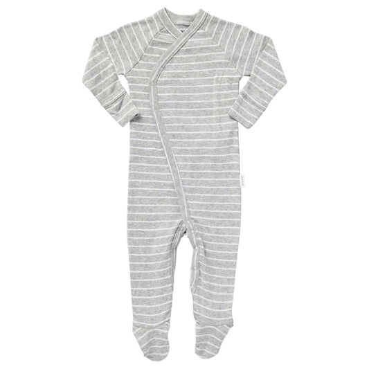Baby Unisex Bonds Button Coverall Grey